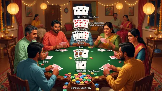Teen Patti Rules for Beginners: Hand Rankings, Variations, and Winning Betting Strategy